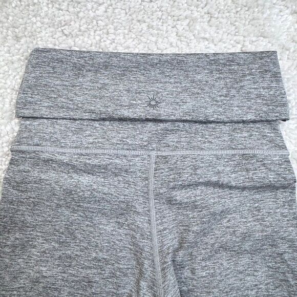 Aerie Offline The Hugger Foldover Hi Rise Flare Pant Gray - Picture 8 of 11